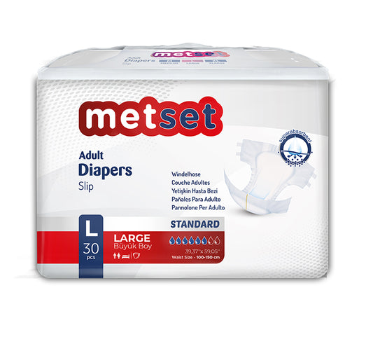 Metset Adult Diaper Standard Slip